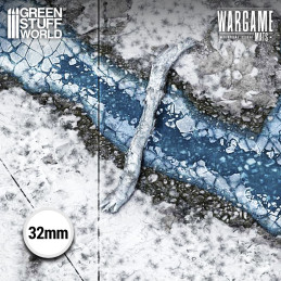 Tapete Neopreno 44x60" Blizzard Hollows con zonas de despliegue