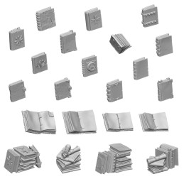 Libri in Resina 1:48-1:35 | Modellismo e diorami