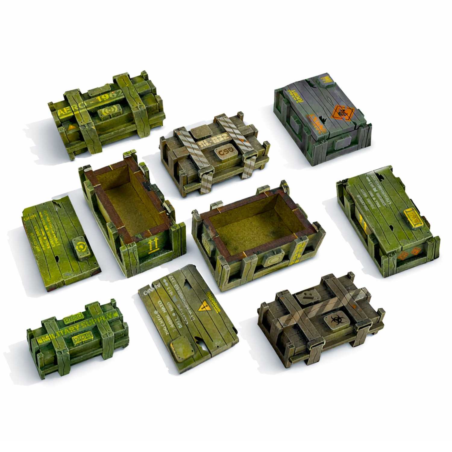 Rectangular wooden MDF boxes | Scale 1:48-1:35 Rectangular wooden MDF boxes | Scale 1:48-1:35