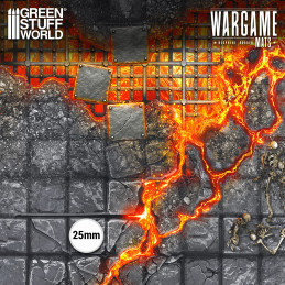 Tapete Baldosas Mazmorra Lavaforge | Mazmorra 120x120cm Tapete Baldosas Mazmorra Lavaforge | Mazmorra 120x120cm