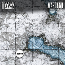 Tappetino dungeon in neoprene con griglia – Blizzard Hollows 120×120cm