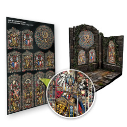 Vitraux Miniatures - Chevaliers - Grandes