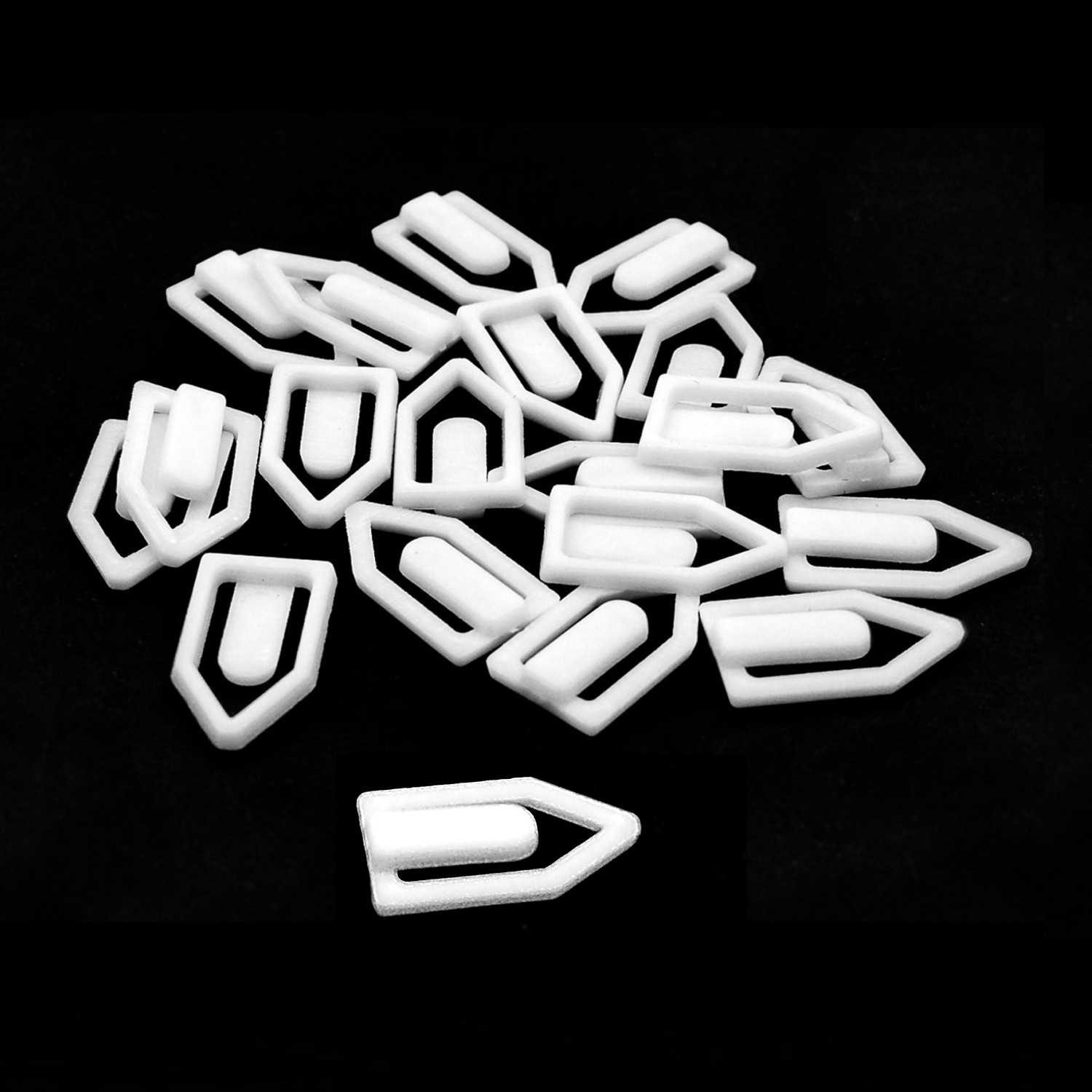 Plastikclips - Weiß | Marker und Spiel Lineale Plastikclips - Weiß | Marker und Spiel Lineale