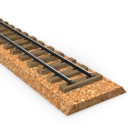 H0 Cork Roadbed