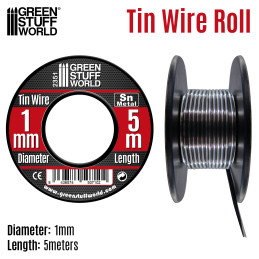 Flexible tin wire roll 1mm | Tin