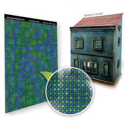 Vitraux Miniatures - Motif géométrique pour maquettes et dioramas