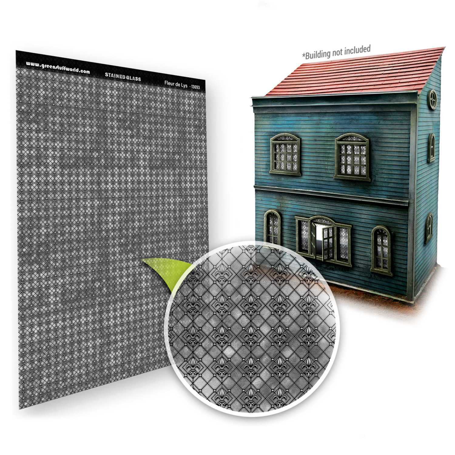 Fleur de Lys Stained Glass