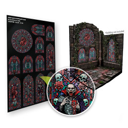 Vampire Stained Glass - Small