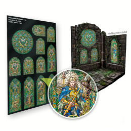 Vitraux Miniatures - Elfiques - Petites