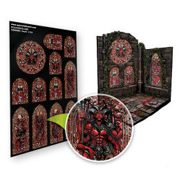 Demonic Stained Glass - Small