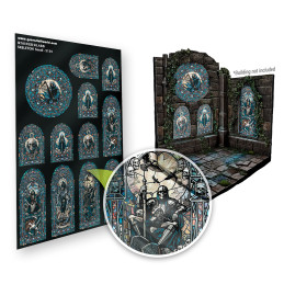 Vitraux Miniatures - Squelettes - Petit