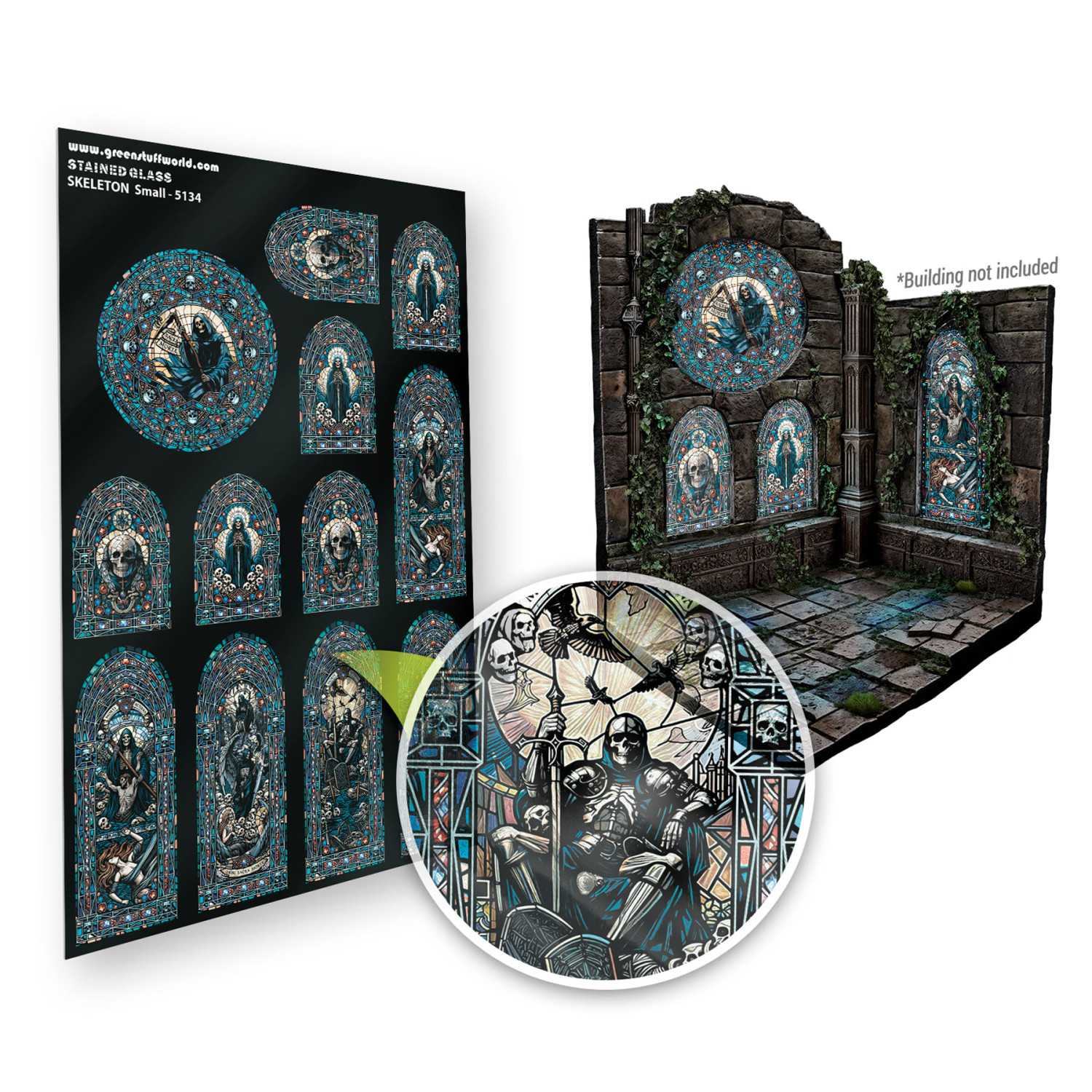 Vidrieras Esqueletos - PequeñoV