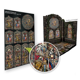 Vitraux Miniatures - Chevaliers - Grandes