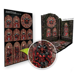 Demonic Stained Glass - Large