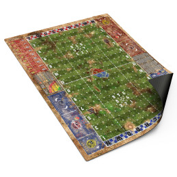 Tapis néoprène Fantasy Football - Bloodgrass Pitch | Blood Bowl compatible