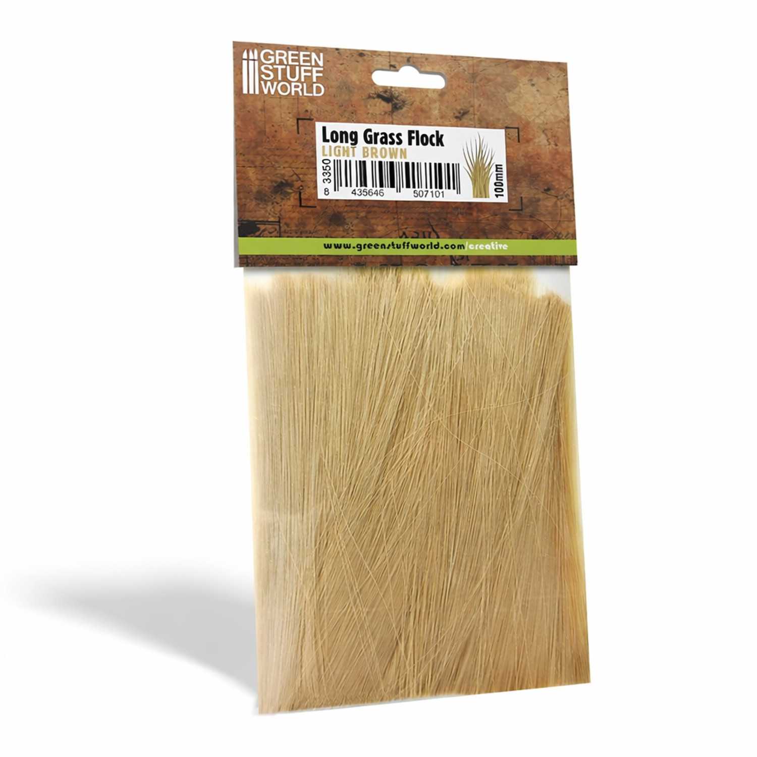 Long Grass Flock 100mm - Light Brown | Long Grass Flock Long Grass Flock 100mm - Light Brown | Long Grass Flock