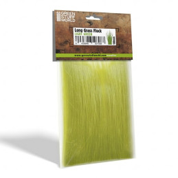 Long Grass Flock 100mm - Light Green | Long Grass Flock