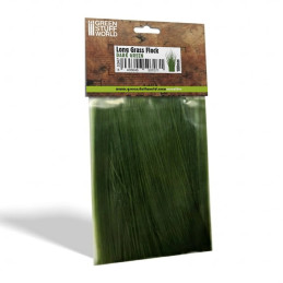 Long Grass Flock 100mm - Dark Green | Long Grass Flock