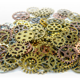 Set SteamPunk RUEDAS 85 gr. - Collection Ruedas y Engranajes