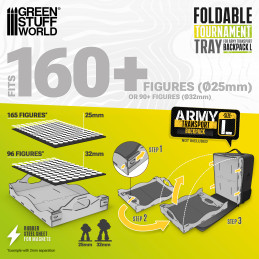 Tournament trays for Warhammer | Army Trays for miniatures