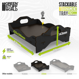 Tournament trays for Warhammer | Army Trays for miniatures
