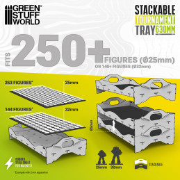 Tournament trays for Warhammer | Army Trays for miniatures
