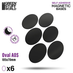 Feuilles magnétiques - Ovale 105x70mm | Aimants adhésifs prédécoupés Feuilles magnétiques - Ovale 105x70mm | Aimants adhésifs prédécoupés