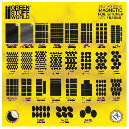 MAGNETI Pretagliati - Rettangolari 50x75mm | Magneti Adesivi Pretagliati