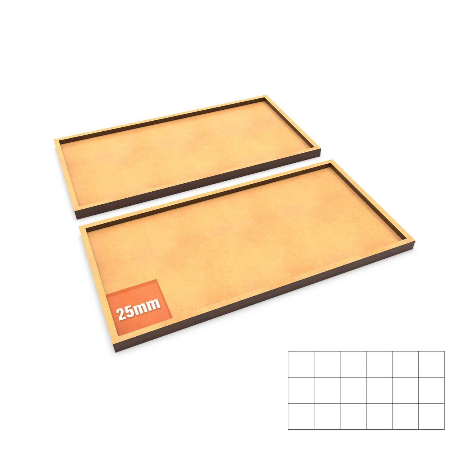 Plateaux de Mouvement MDF - 150x75mm | Plateaux de mouvement pour Old World Plateaux de Mouvement MDF - 150x75mm | Plateaux de mouvement pour Old World