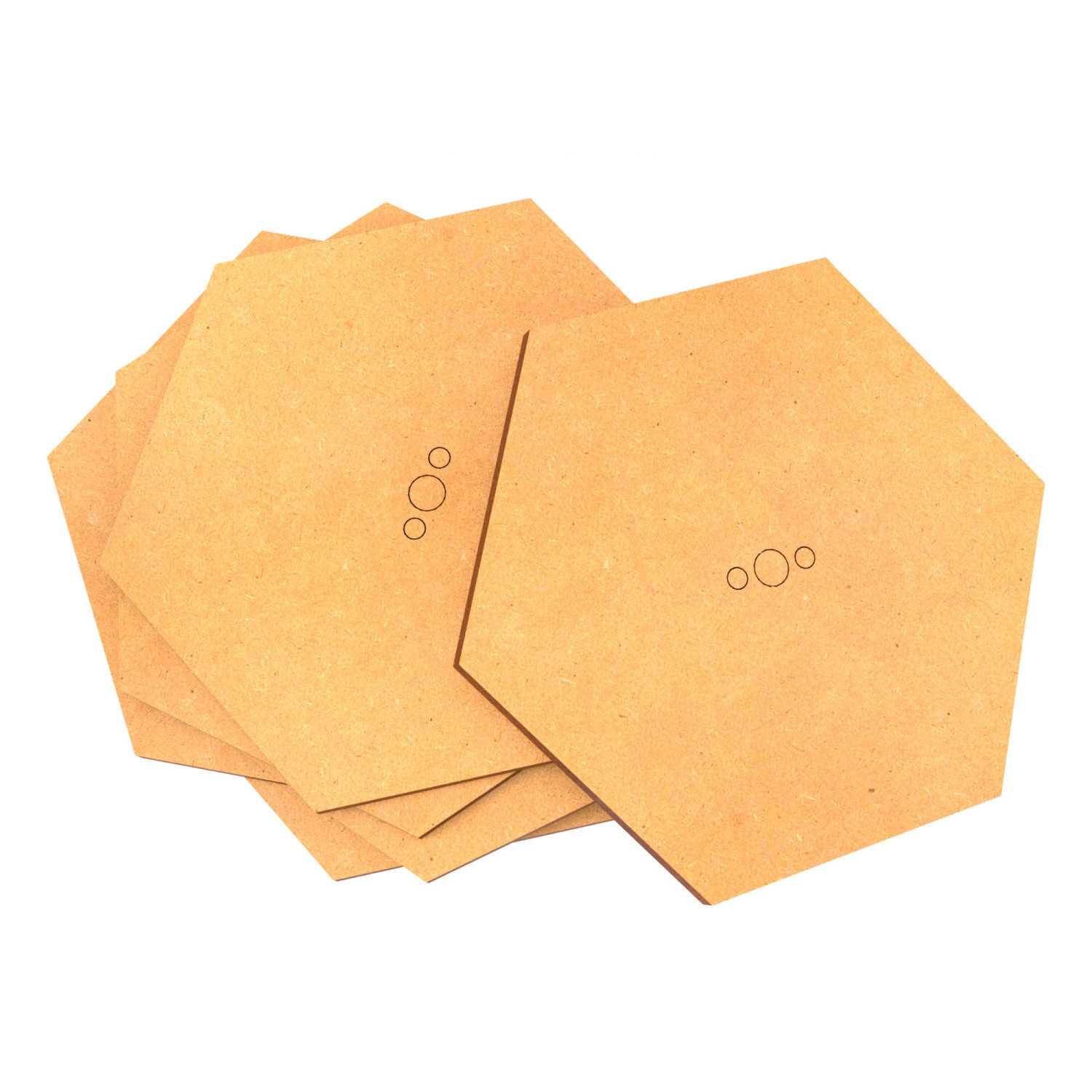 Peanas DM - Hexagonales 75 mm