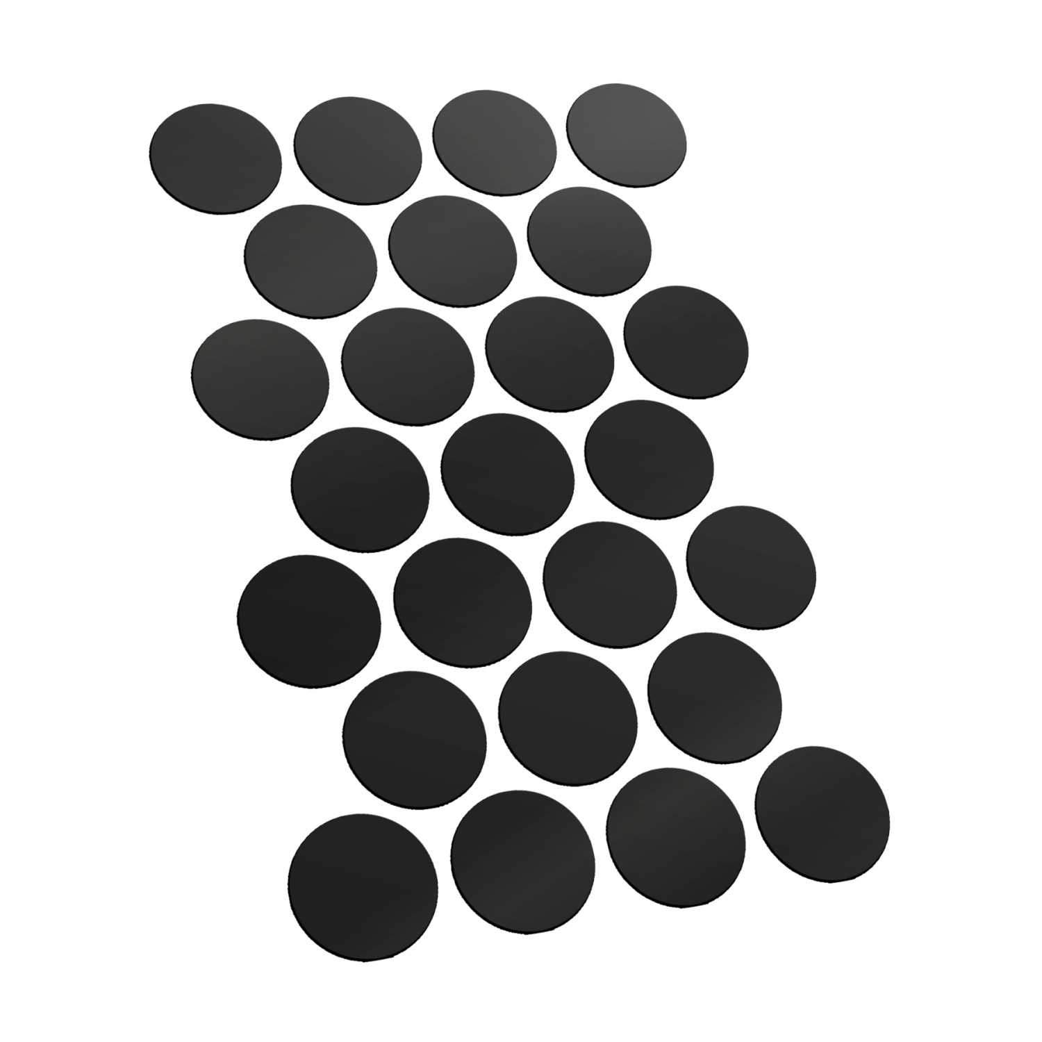 Round Magnetic Sheet SELF-ADHESIVE - 40mm | Magnetic Foil Stickers