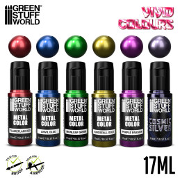 Acrylfarben metallic set Vivid Colors | Vivid Metal Colors