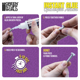 Colle Cyanoacrylate Gel 20gr. (Pack x24) | Super Glue