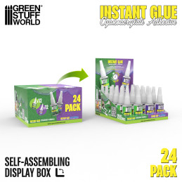 Cyanoacrylate Glue Set - Liquid and Gel 20g (Pack 12+12) Cyanoacrylate Glue Set - Liquid and Gel 20g (Pack 12+12)