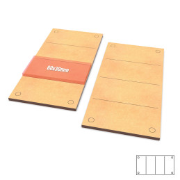 MDF Regimentsbases - Slimfit 120x60mm