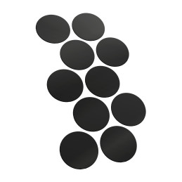 Vorgeschnittene Magnetfolie - Rund 60mm | Magnetische selbstklebende aufkleber