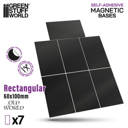 MAGNETI Pretagliati - Rettangolari 60x100mm | Magneti Adesivi Pretagliati