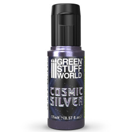 Silver metallic paint for decorating your figures and dioramas. | Cosmic Silver Effect Paint Silver metallic paint for decorating your figures and dioramas. | Cosmic Silver Effect Paint