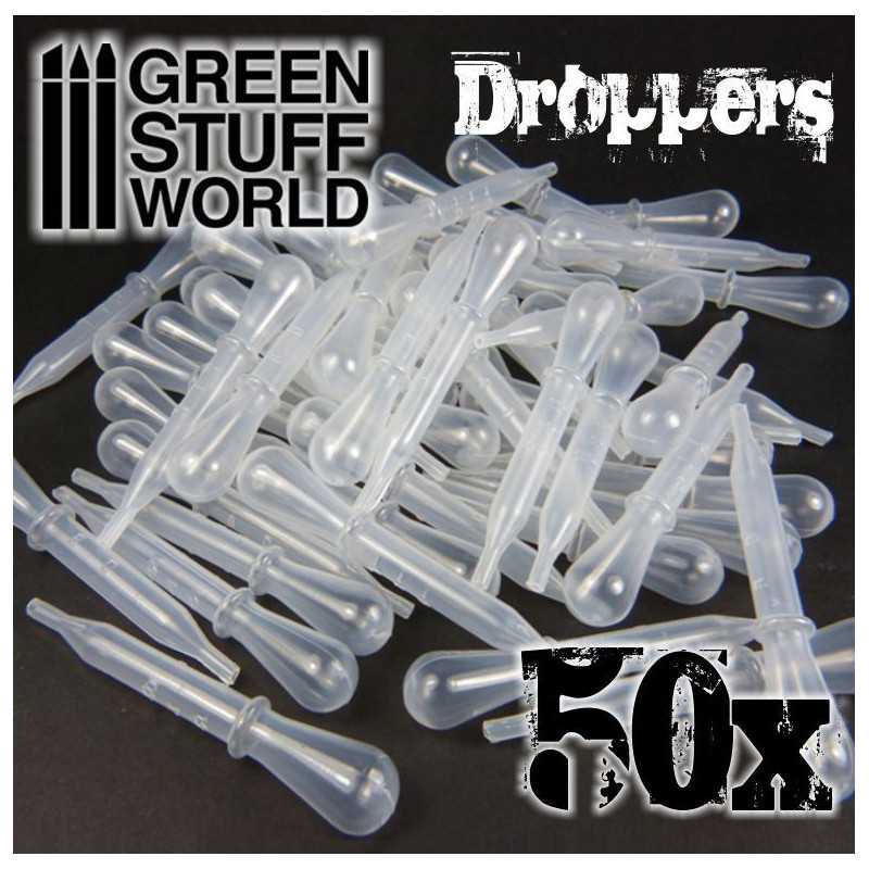 50x Droppers with Suction Bulb | Airbrushing 50x Droppers with Suction Bulb | Airbrushing