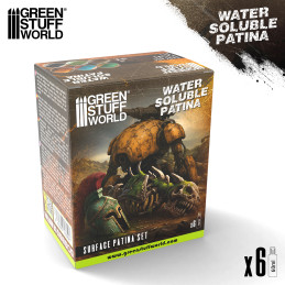 Set mit wasserlöslichen Patina-Effekten