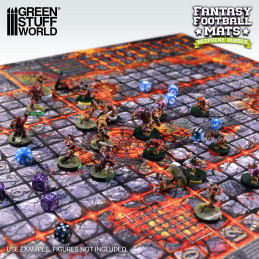 Fantasy Football Neoprene Mat compatible with Blood Bowl 2nd edition | Blood Bowl compatible