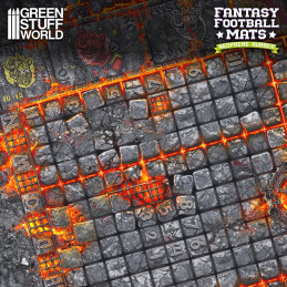 Tappetino neoprene per Fantasy Football compatibile con Blood Bowl 2 edizione | Blood Bowl compatibile