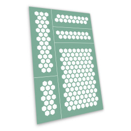 Selbstklebende Schablonen - Sechsecke S - 6mm | Selbstklebende Schablonen