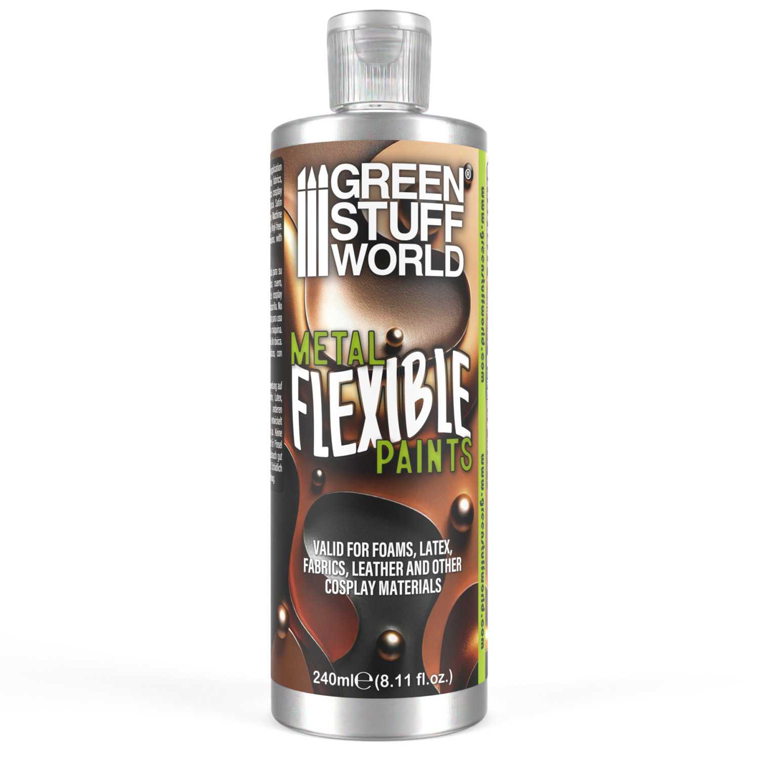Flexible Metallic Silver Paint 240ml