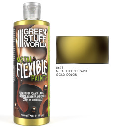 Vernice metallizzata flessibile oro 240 ml