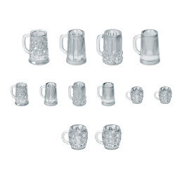 Chopes de bière - cristal | Hobby Accessoires