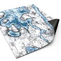 Neoprenmatte 22x32" Blizzard Hollows kompatibel mit Kill Team und Warcry