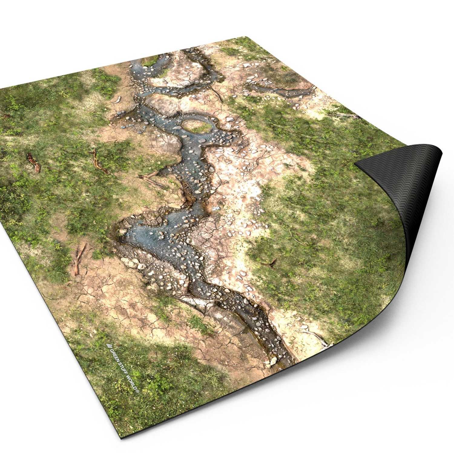 Neoprene Mat 22x32" Duskriver Meadows compatible with Kill Team and Warcry