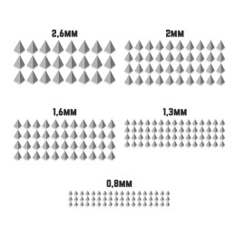 Set imprimé 3D - Micro Rivet Pointus | Boucliers et épaulettes