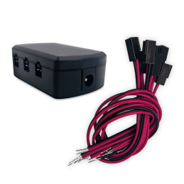 6-port HUB Splitter + 6 Schnellanschlusskabel | Hobby-Elektronik